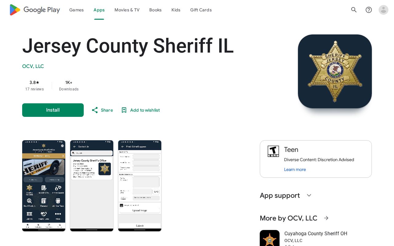 Jersey County Sheriff app without a verified 24-hour release feed