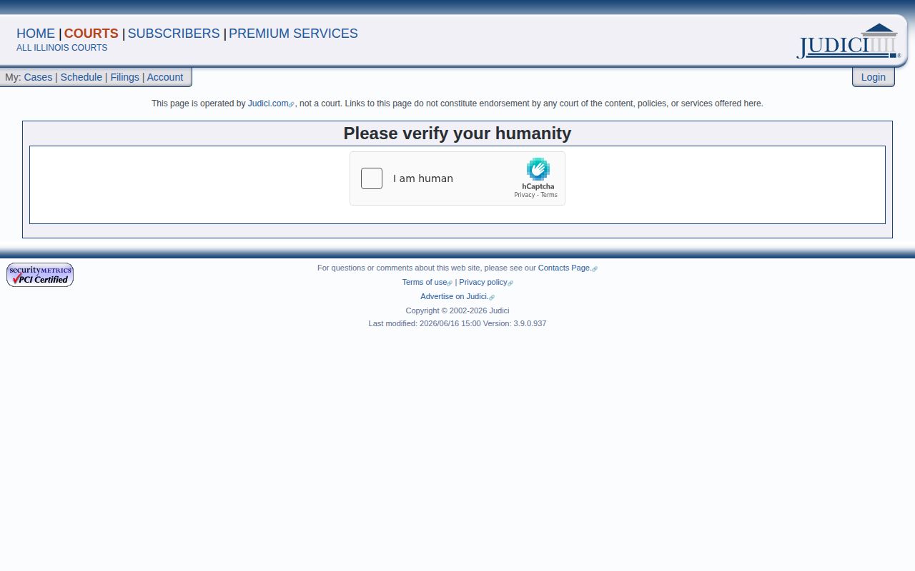 Jersey County released inmates court order search on Judici